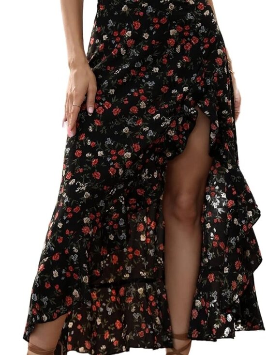 SHEIN Dresses & Skirts - Shein Floral Maxi Skirt Sz M